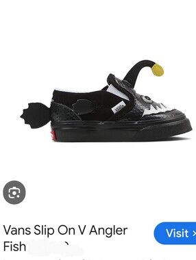 Vans Toddler Classic Slip-On Angler Fish shoes